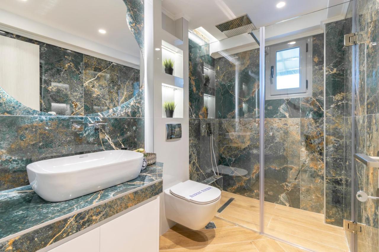 Sithoniars Luxury Ground Floor Apartment With Private Garden Neos Marmaras Exterior foto