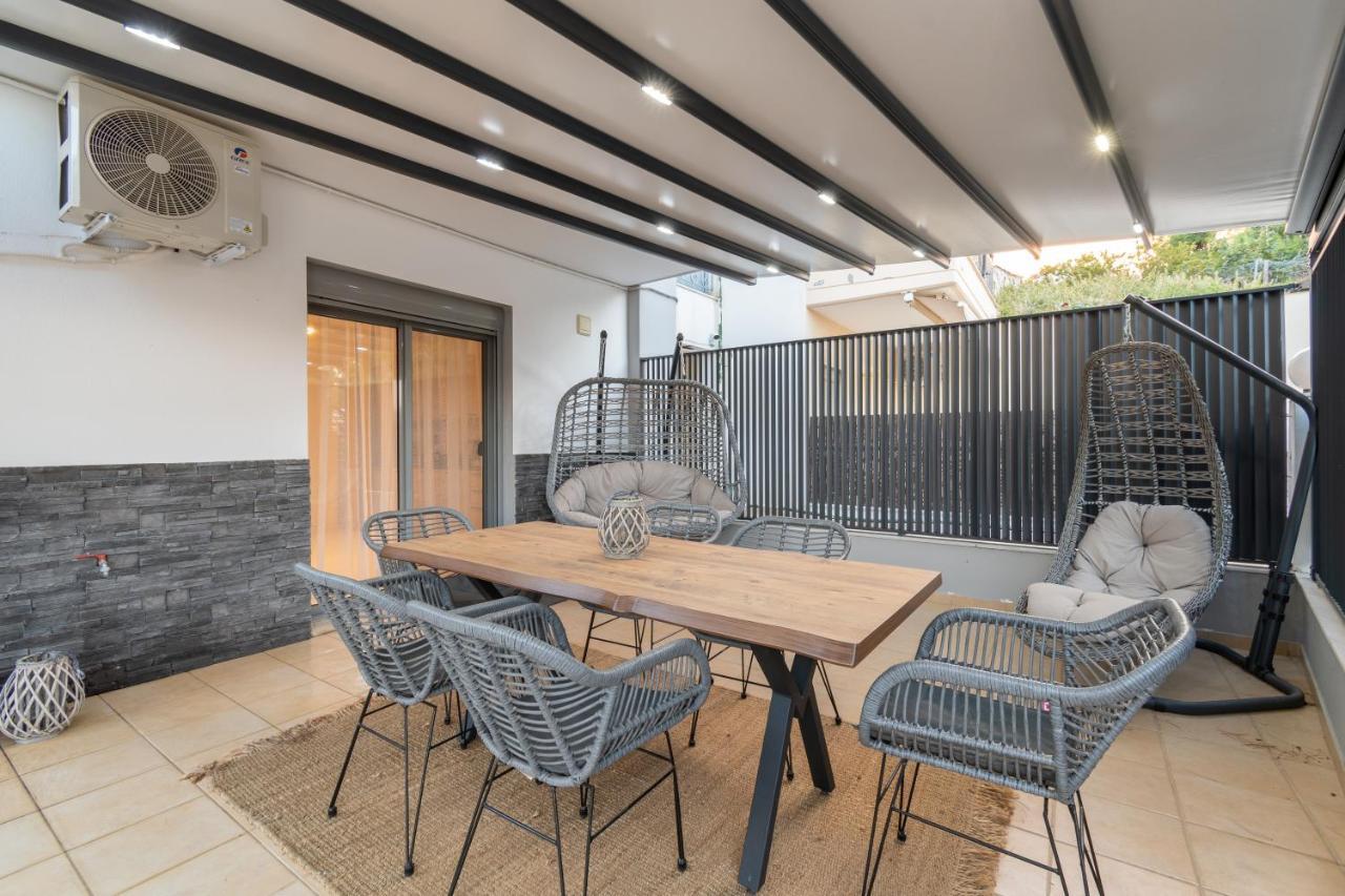 Sithoniars Luxury Ground Floor Apartment With Private Garden Neos Marmaras Exterior foto